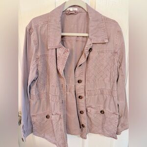 Maurices Pink Utility Jacket